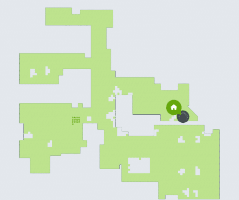 Kartenerstellung in der App beim Roomba i7 ist abgeschlossen